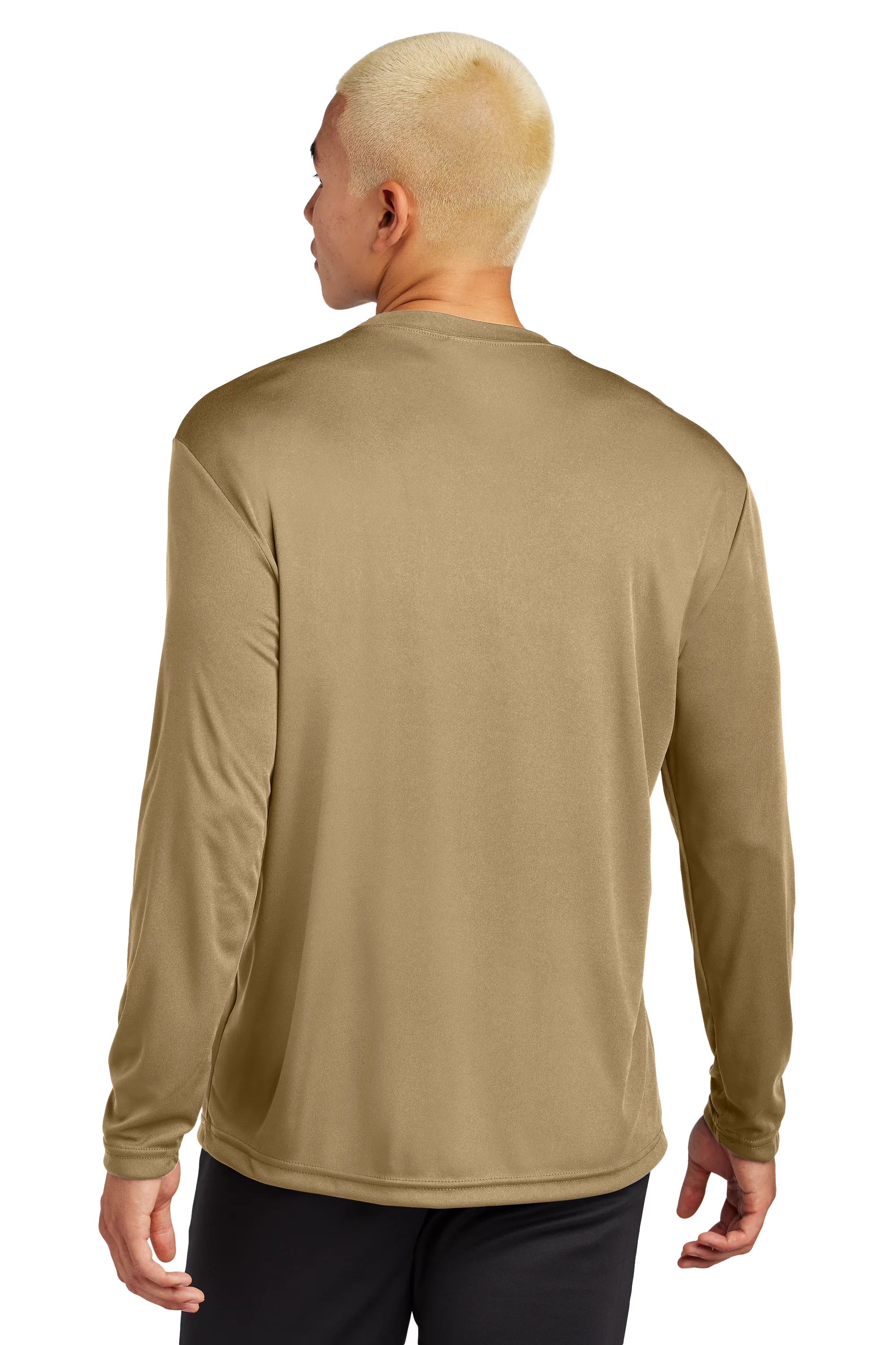 Sport-Tek® Long Sleeve PosiCharge® Competitor™ Tee - Coyote Brown