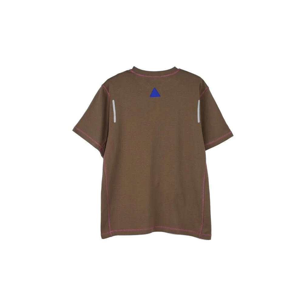 Stitch Quick Dry T-shirt in Brown