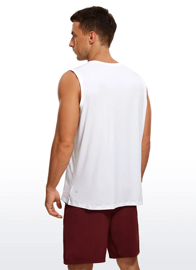 Stretch Quick Dry Tank Tops Crewneck