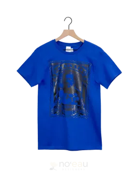 STRONGARM HAWAIIANS - Kalakaua Stamp Blue/Black T-Shirt