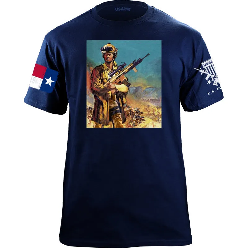 Tactical Davy Crockett Square T-Shirt