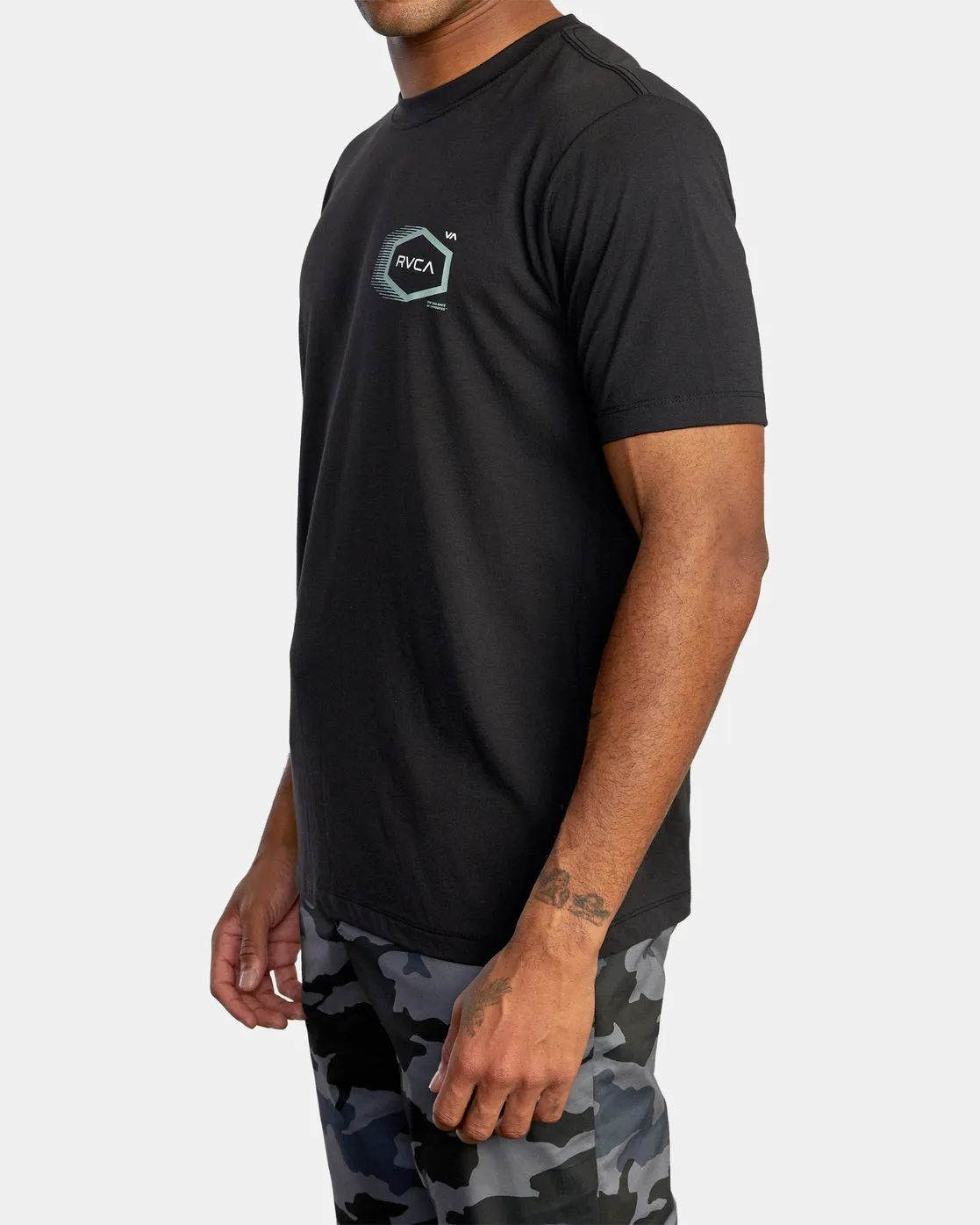 Tech Hex Tee - Black