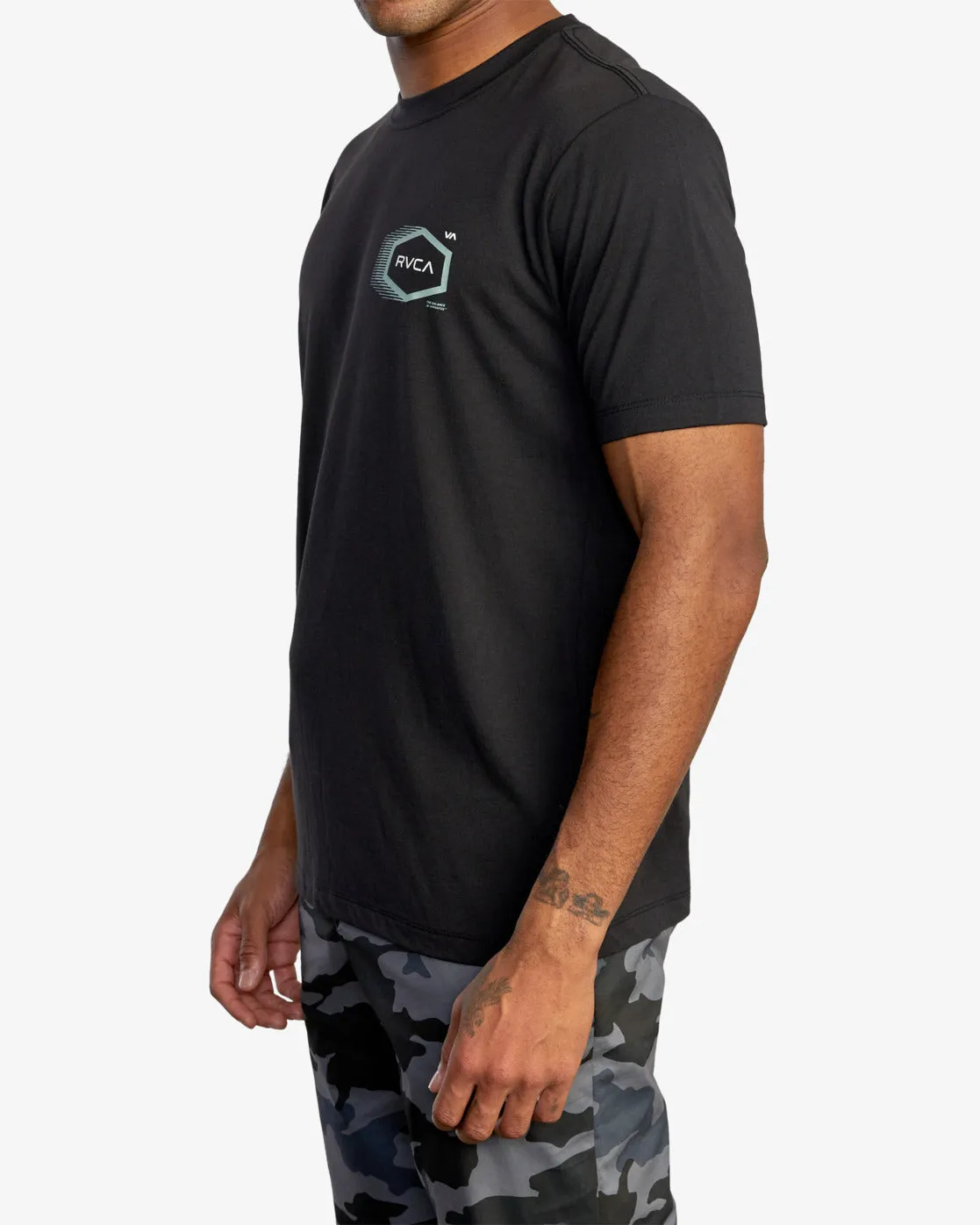 Tech Hex Tee - Black