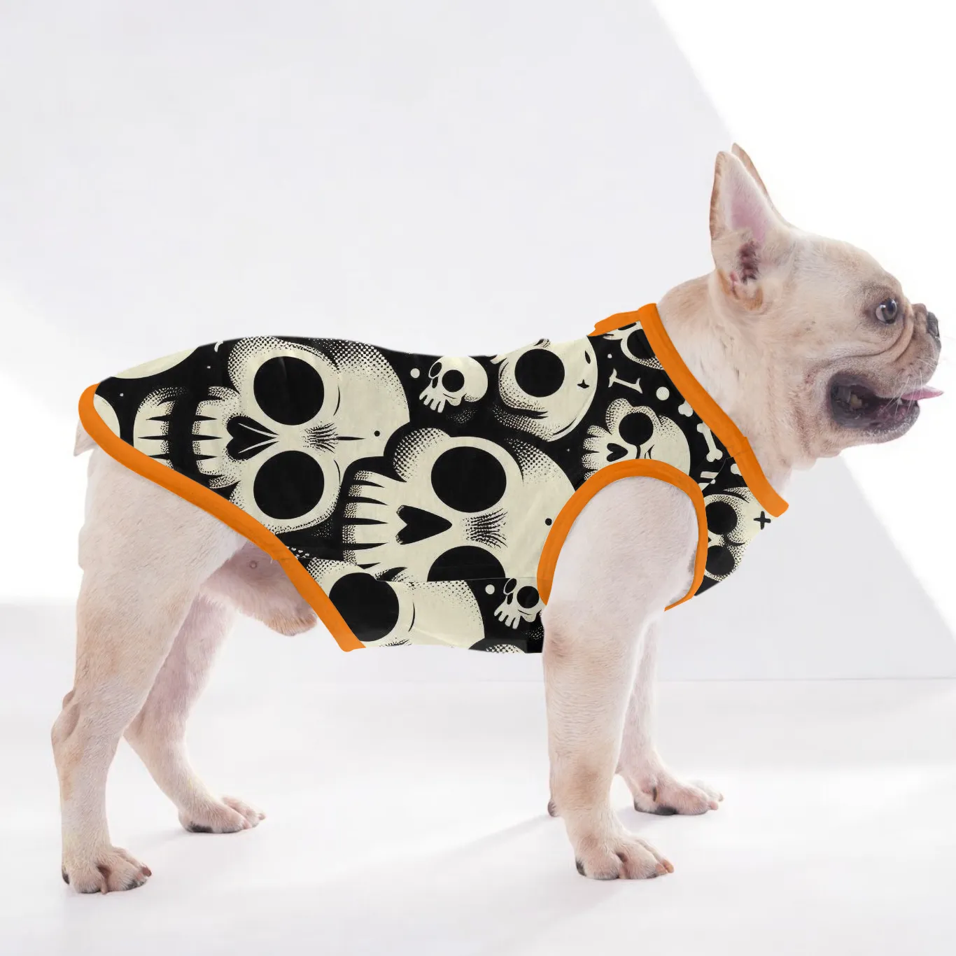 The skull -  Shirt for Frenchies - Frenchie Shop Original