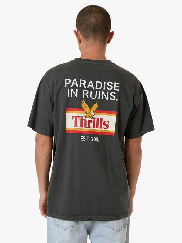 THRILLS Never Stop Merch Fit Tee - MERCH BLACK