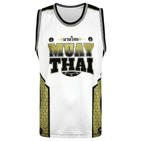 TT103 TUFF Tank Top Golden Gladiator White