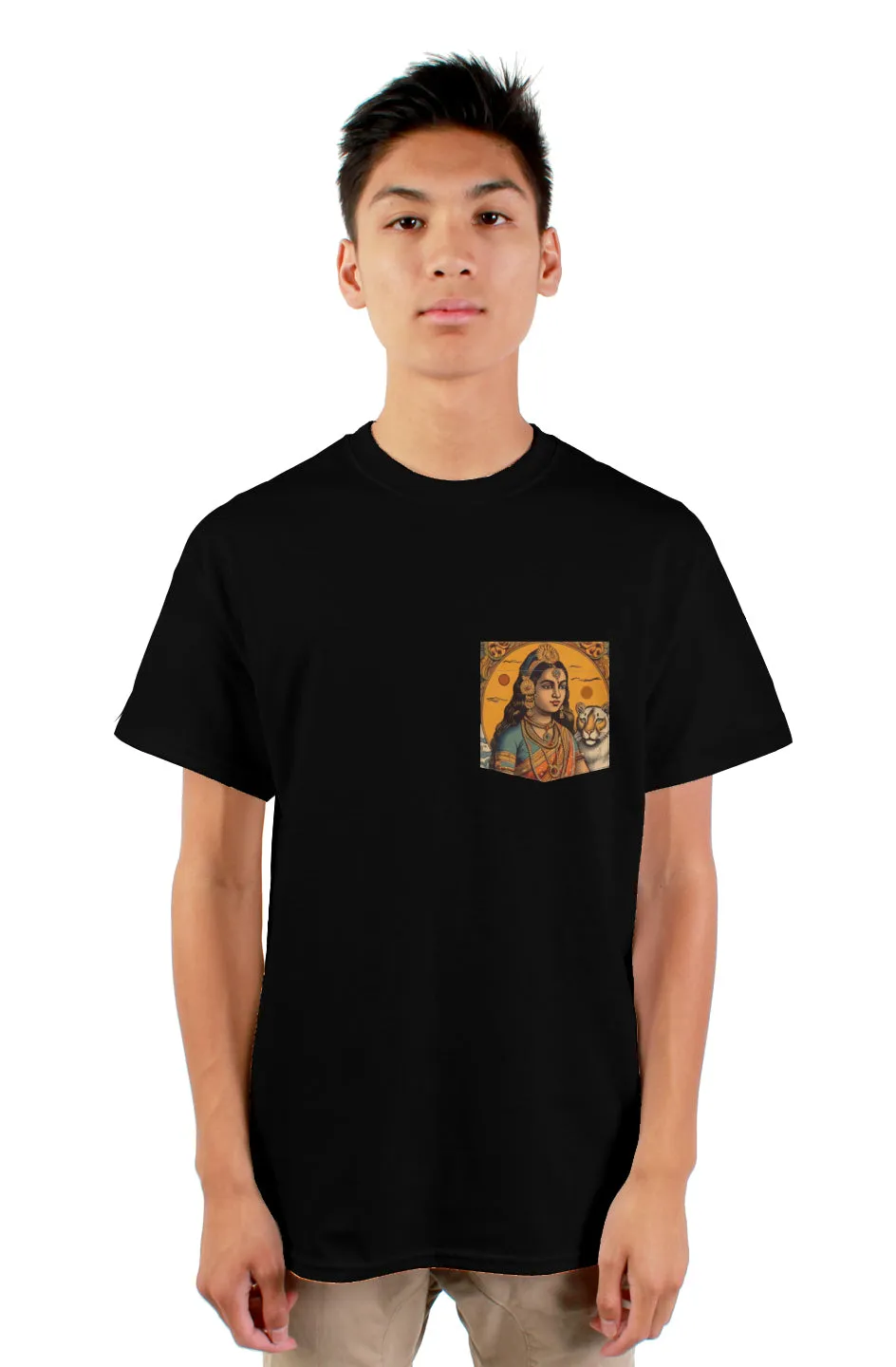 Unisex Vintage Pocket Tees: Tiger Queen