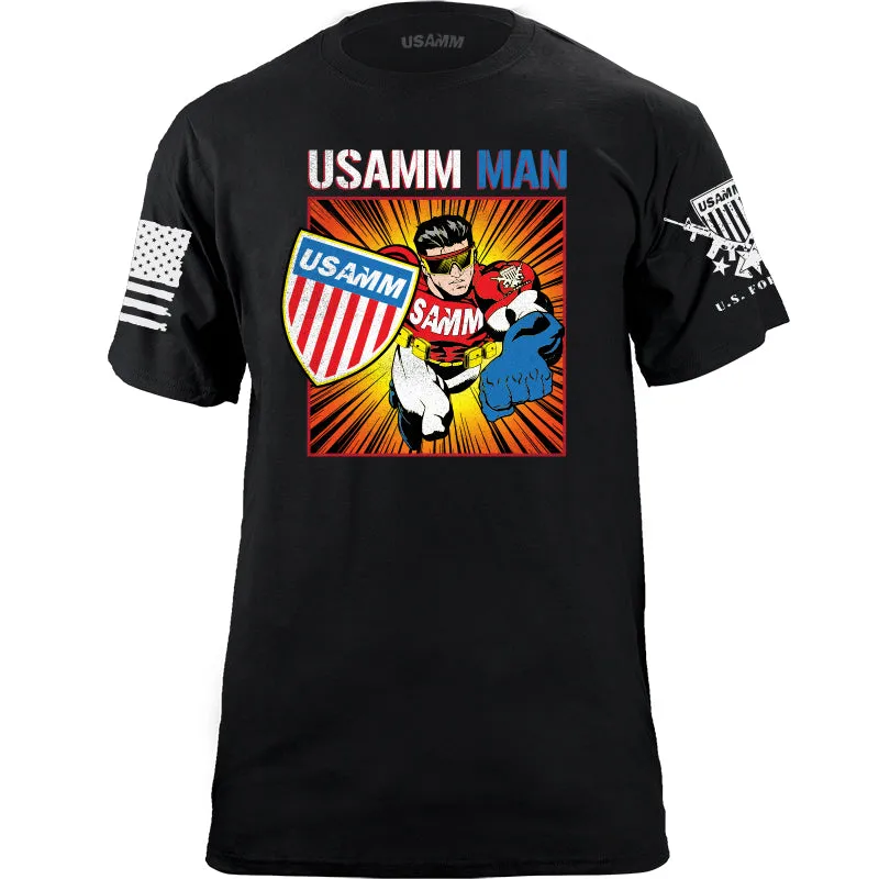 USAMM MAN Boom Background T-Shirt