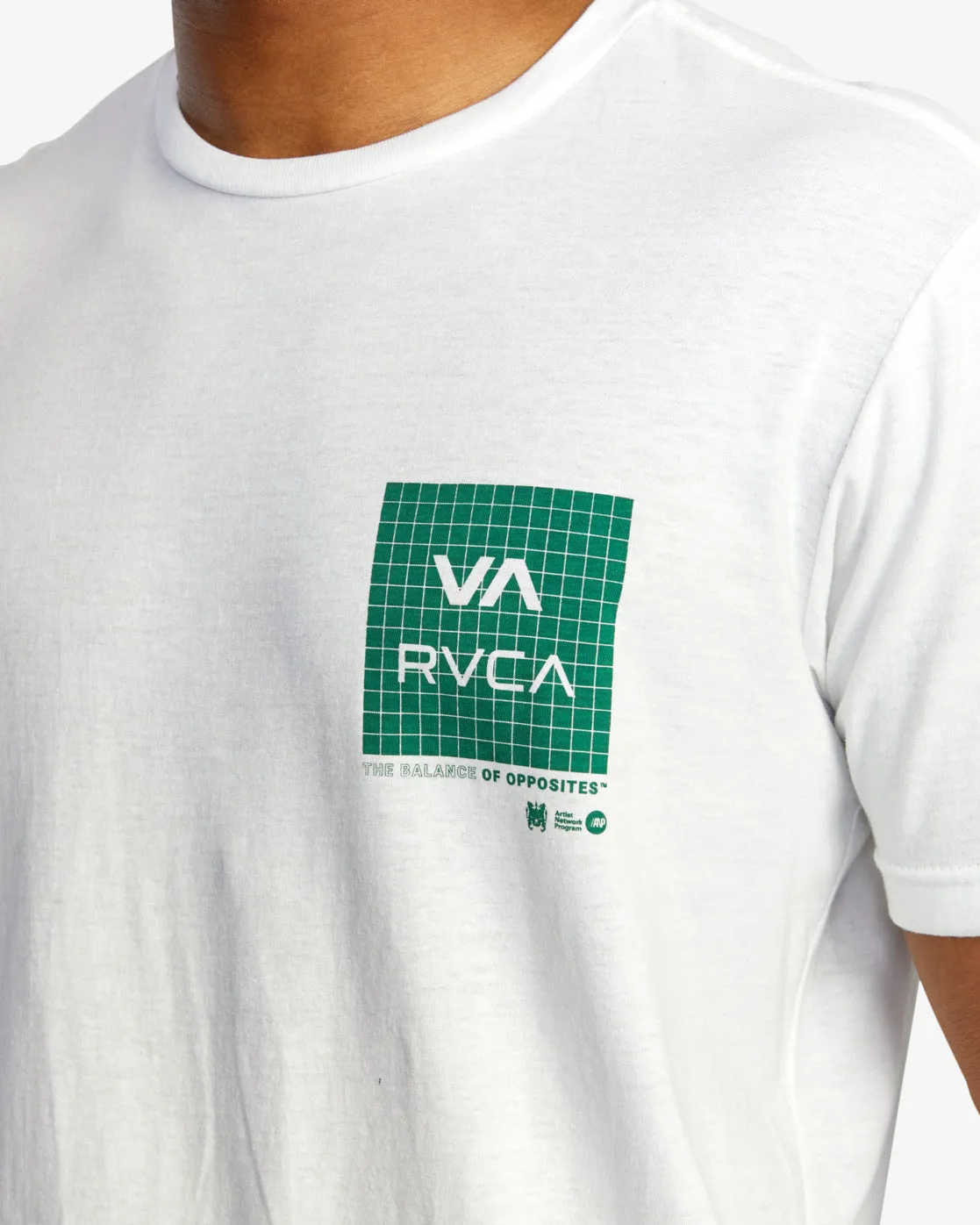 VA Grid Tee - White