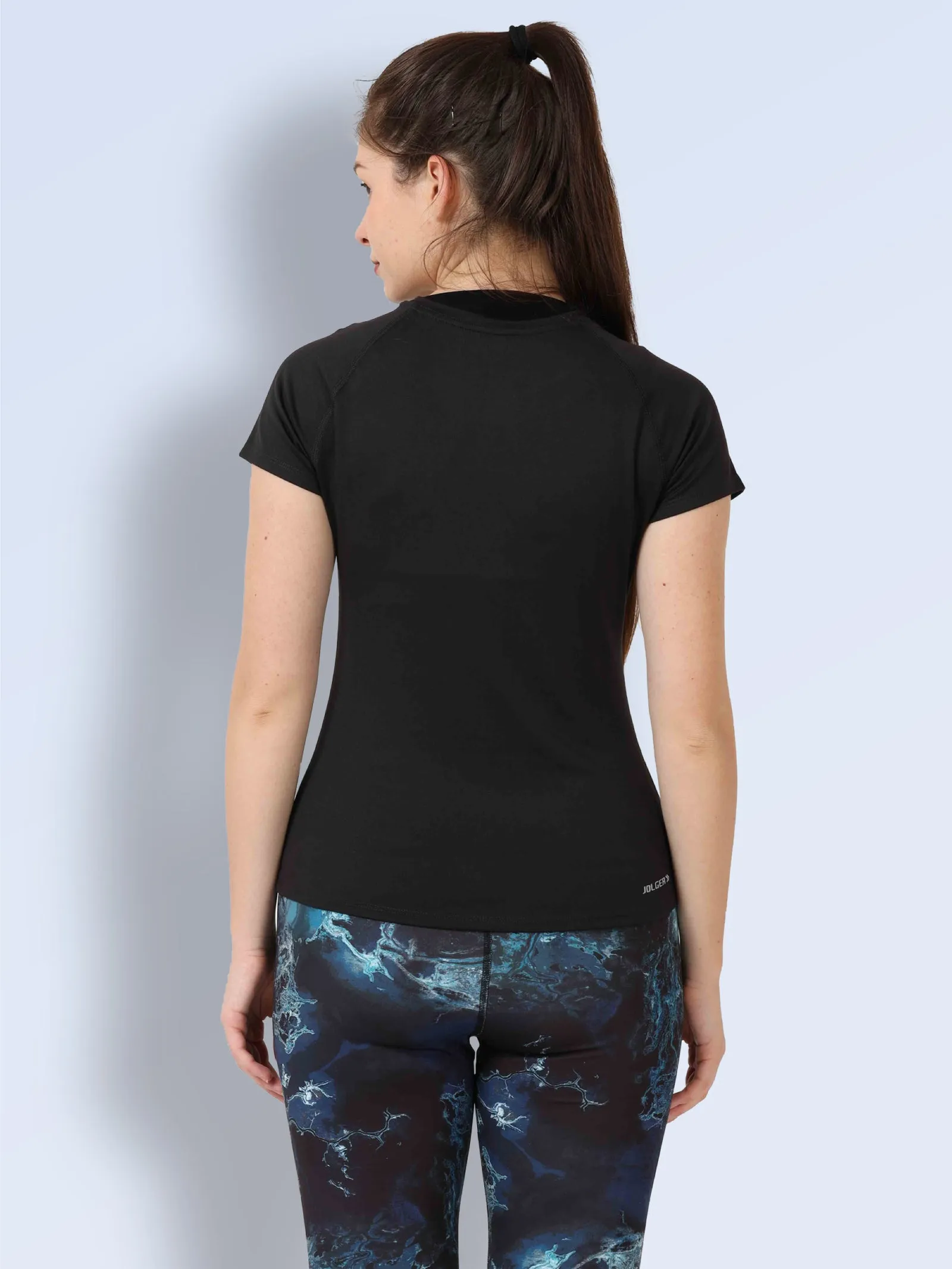 Women's Quick Dry Round Neck Gym T-Shirt