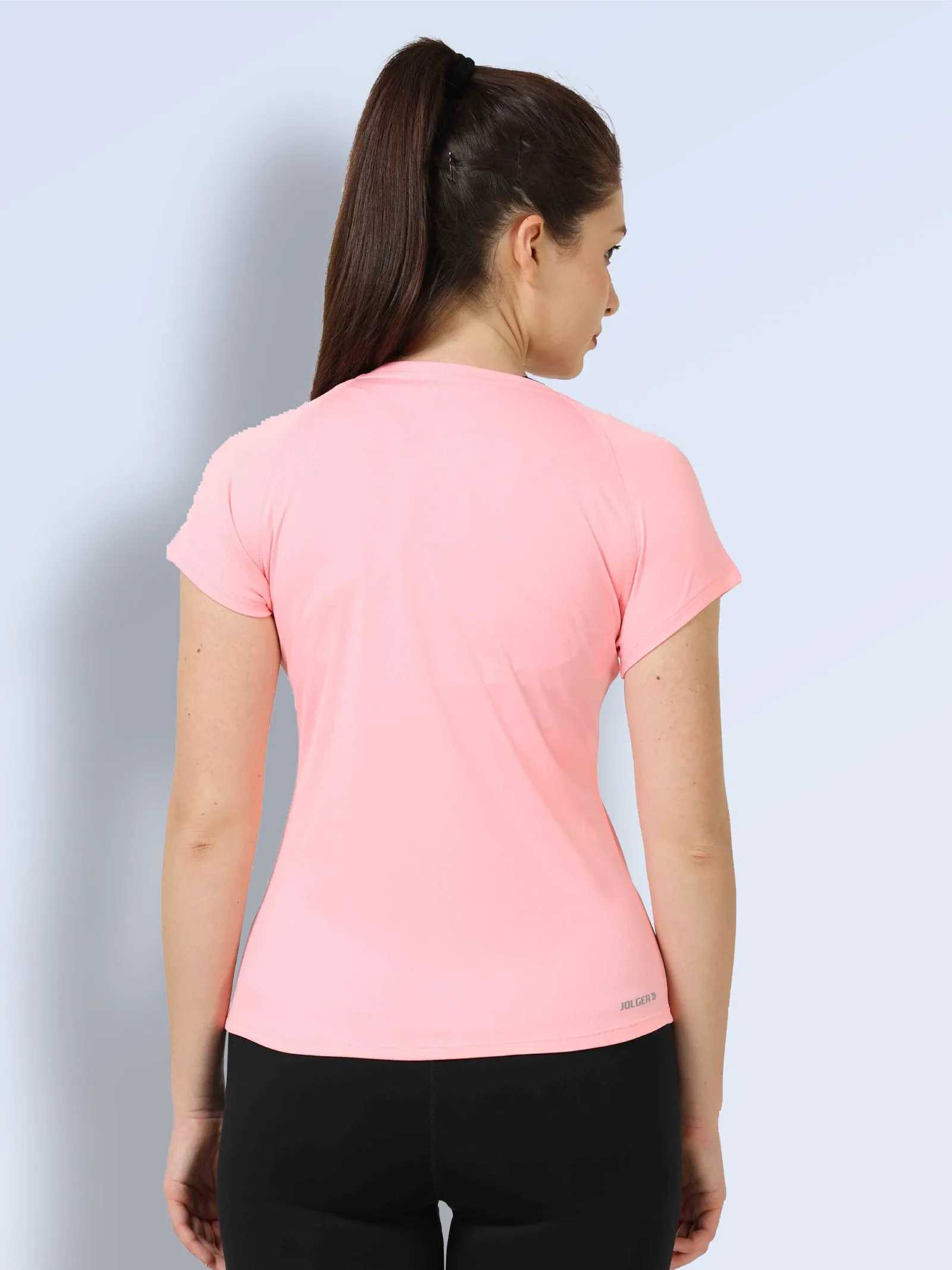 Women's Quick Dry Round Neck Gym T-Shirt