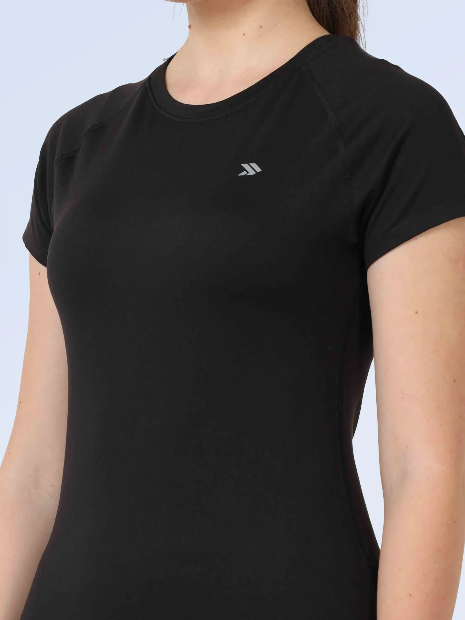 Women's Quick Dry Round Neck Gym T-Shirt