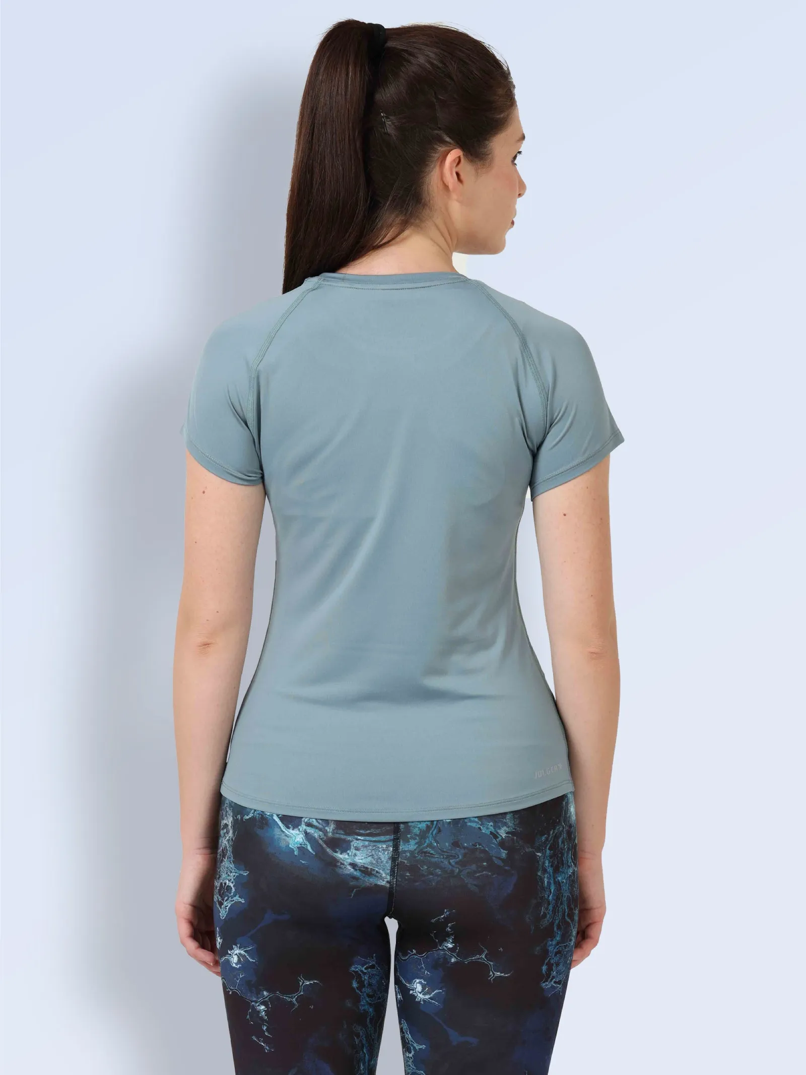 Women's Quick Dry Round Neck Gym T-Shirt