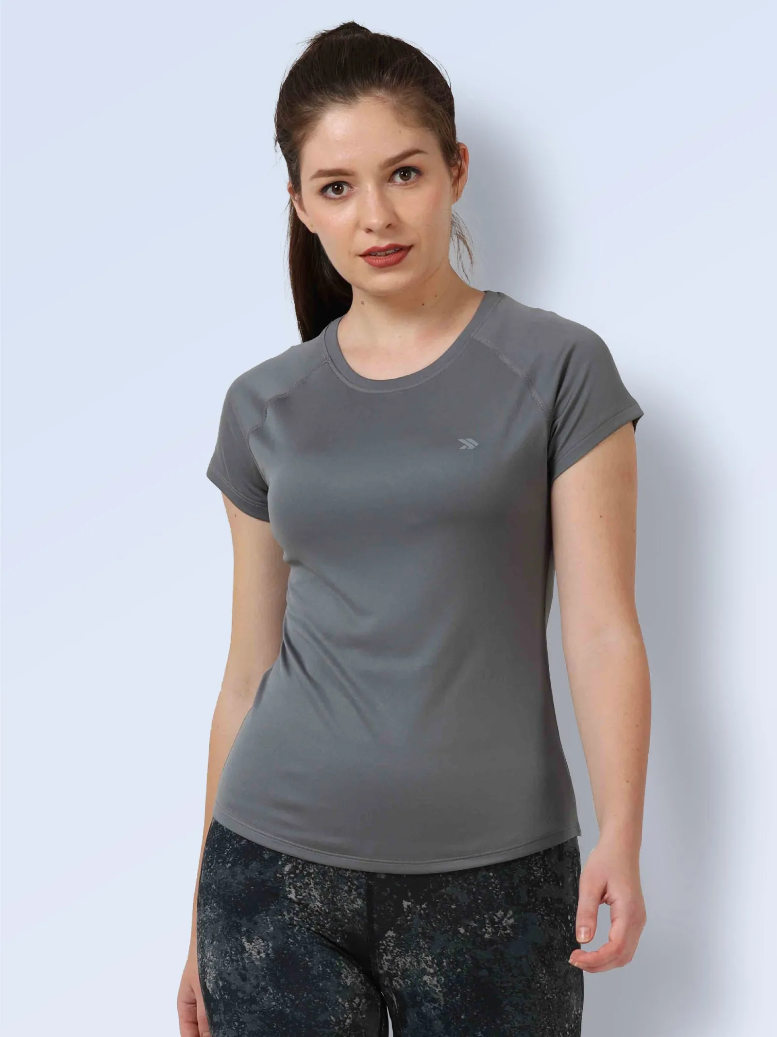 Women's Quick Dry Round Neck Gym T-Shirt