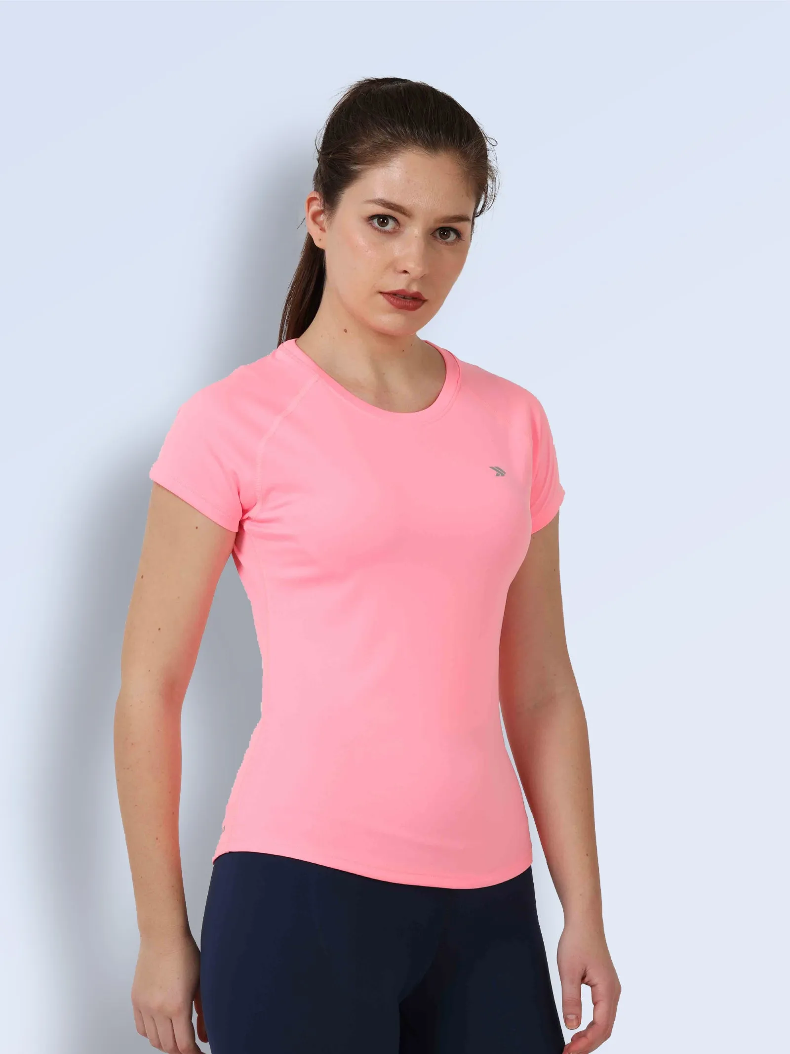 Women's Quick Dry Round Neck Gym T-Shirt