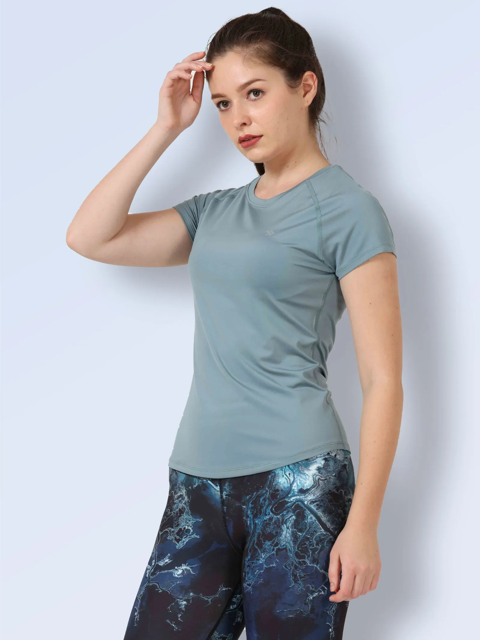 Women's Quick Dry Round Neck Gym T-Shirt