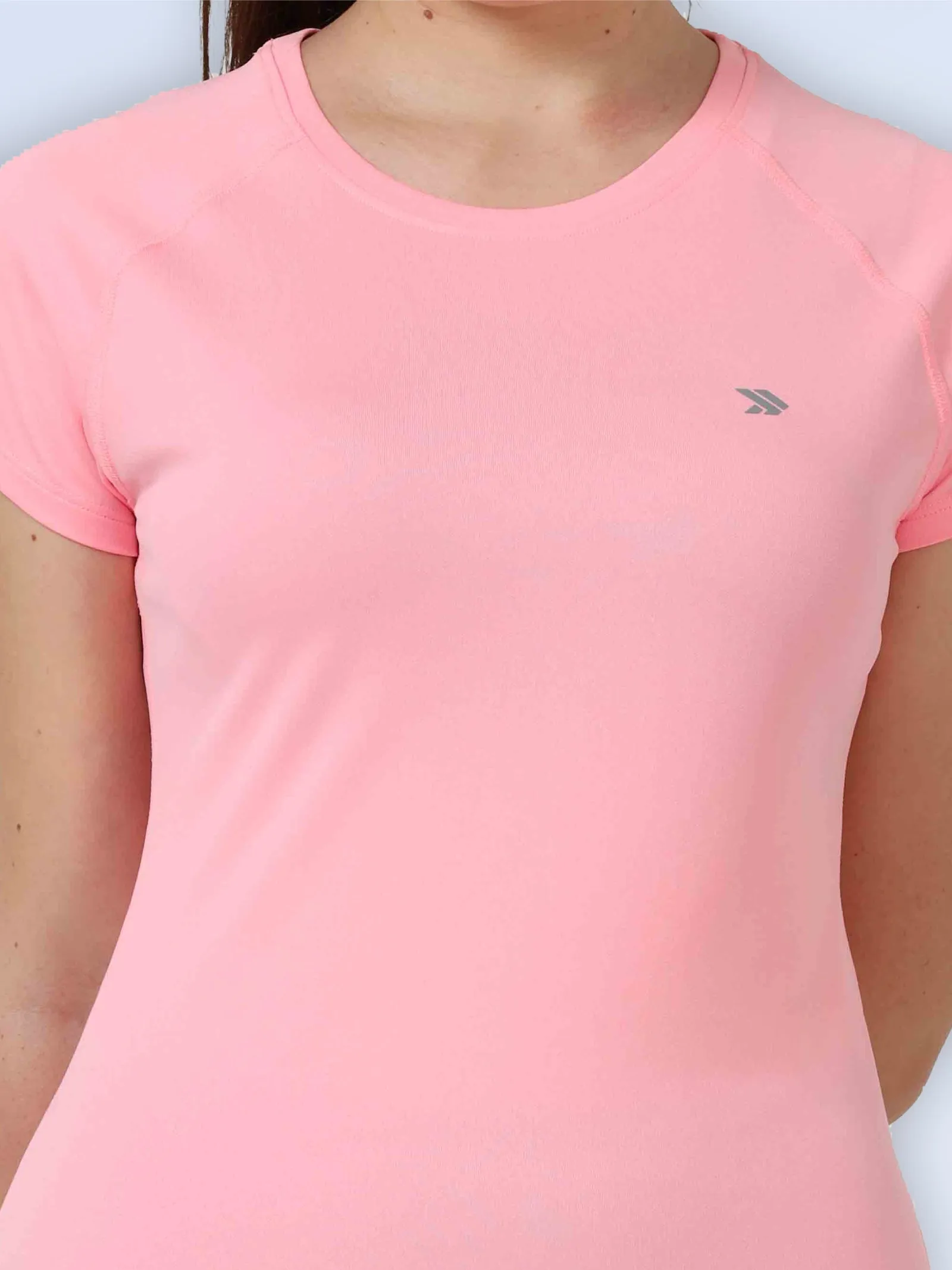 Women's Quick Dry Round Neck Gym T-Shirt