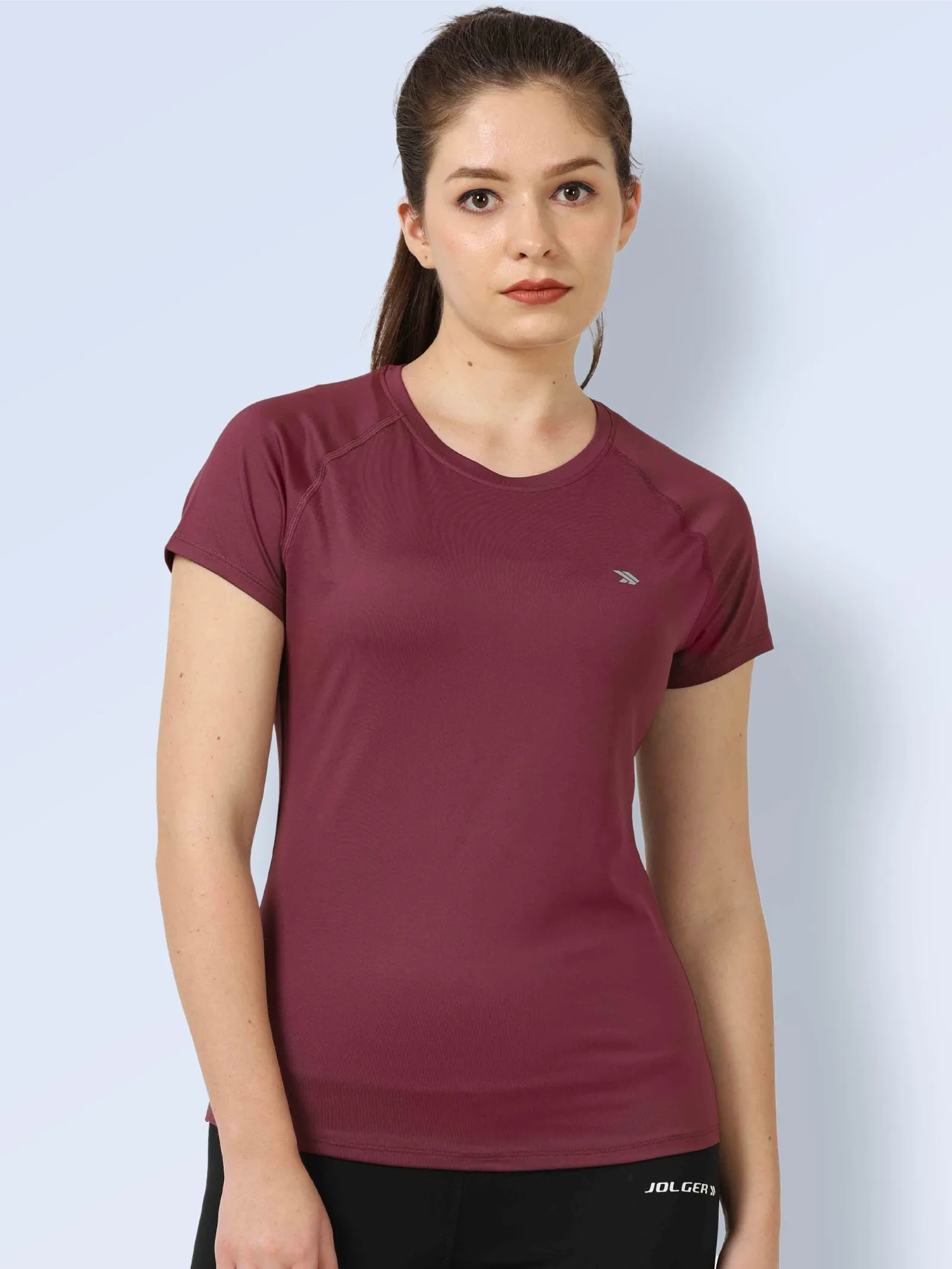 Women's Quick Dry Round Neck Gym T-Shirt