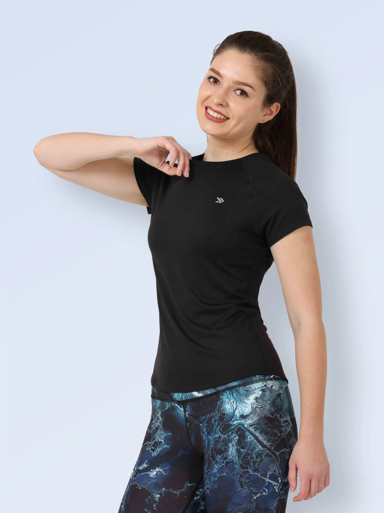 Women's Quick Dry Round Neck Gym T-Shirt