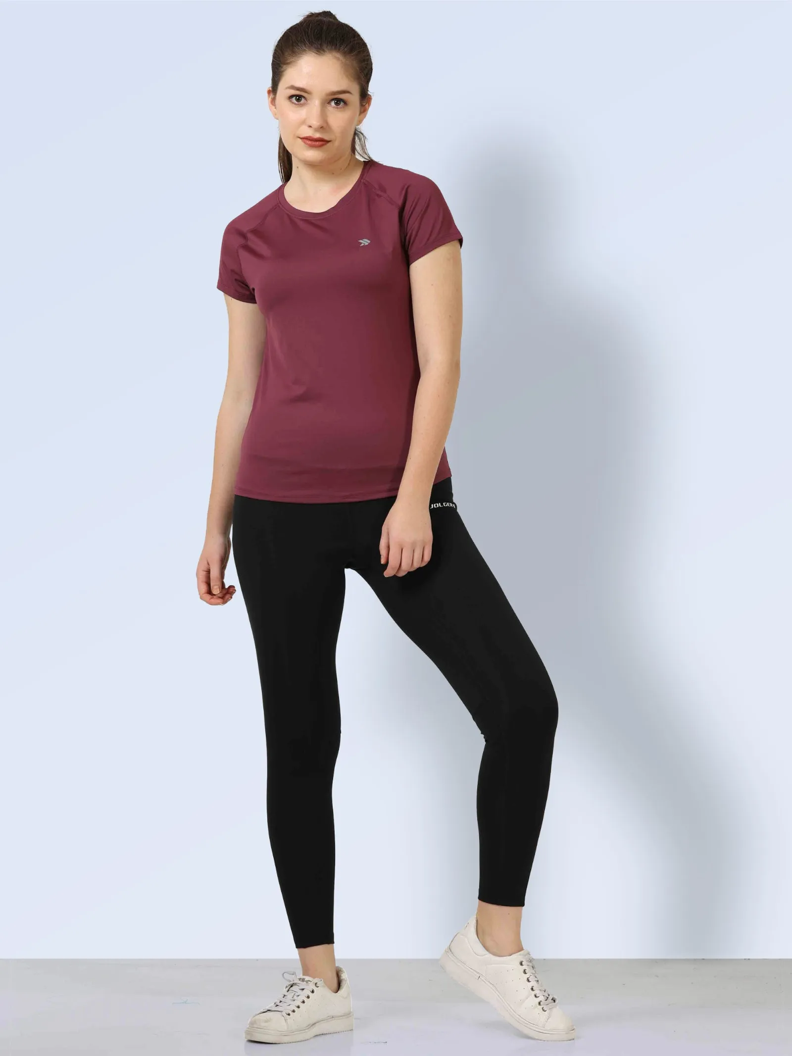 Women's Quick Dry Round Neck Gym T-Shirt