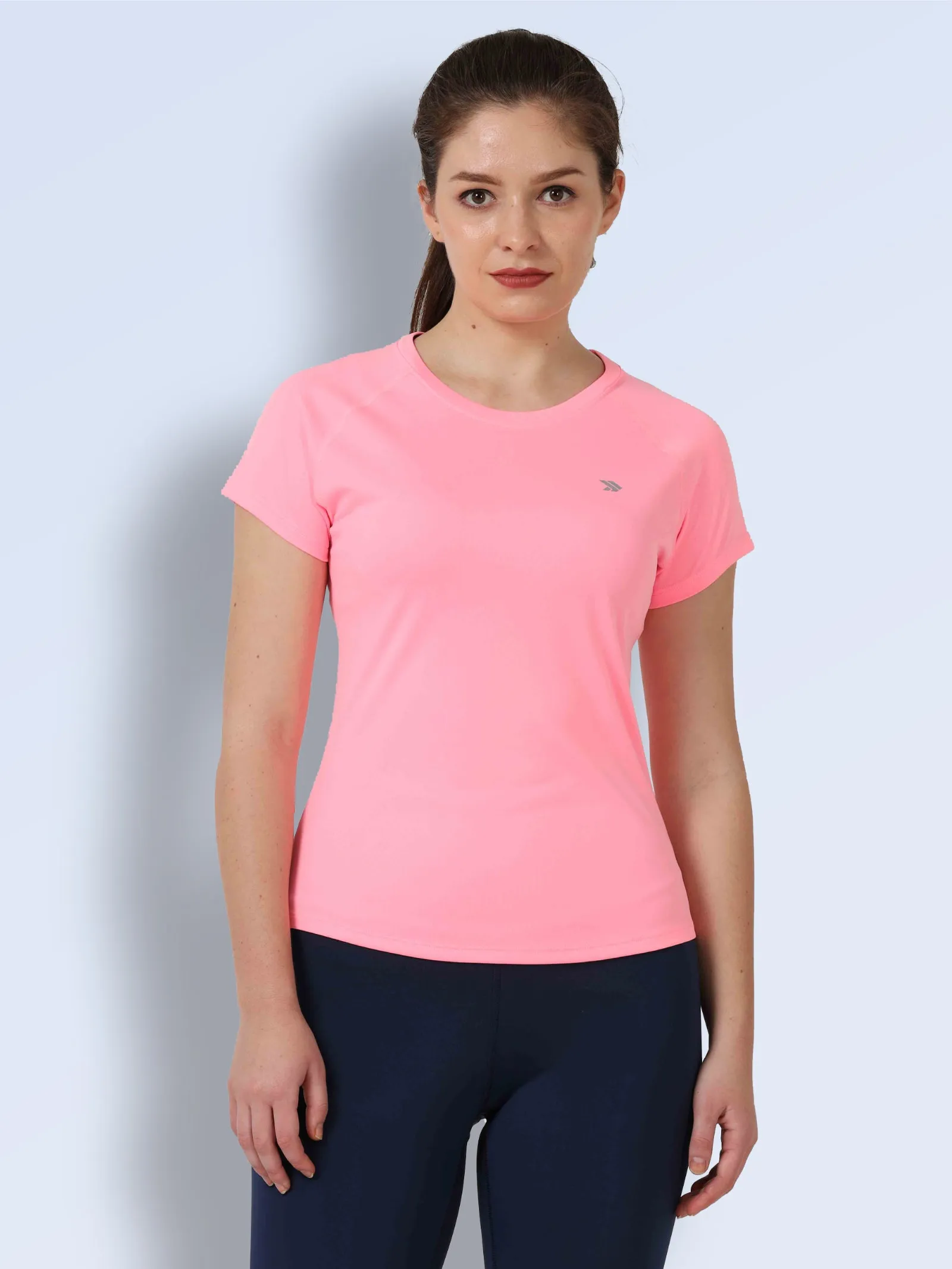 Women's Quick Dry Round Neck Gym T-Shirt