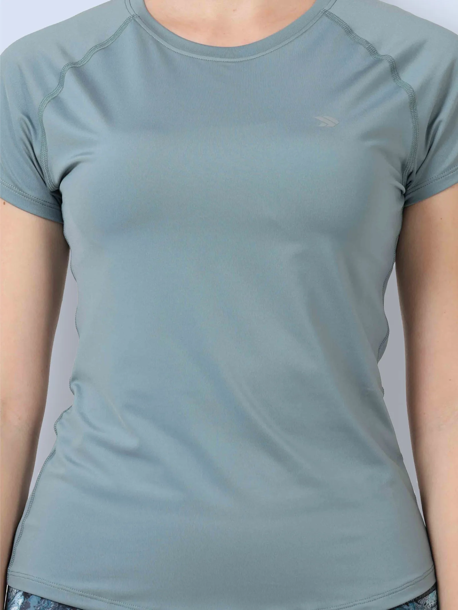 Women's Quick Dry Round Neck Gym T-Shirt