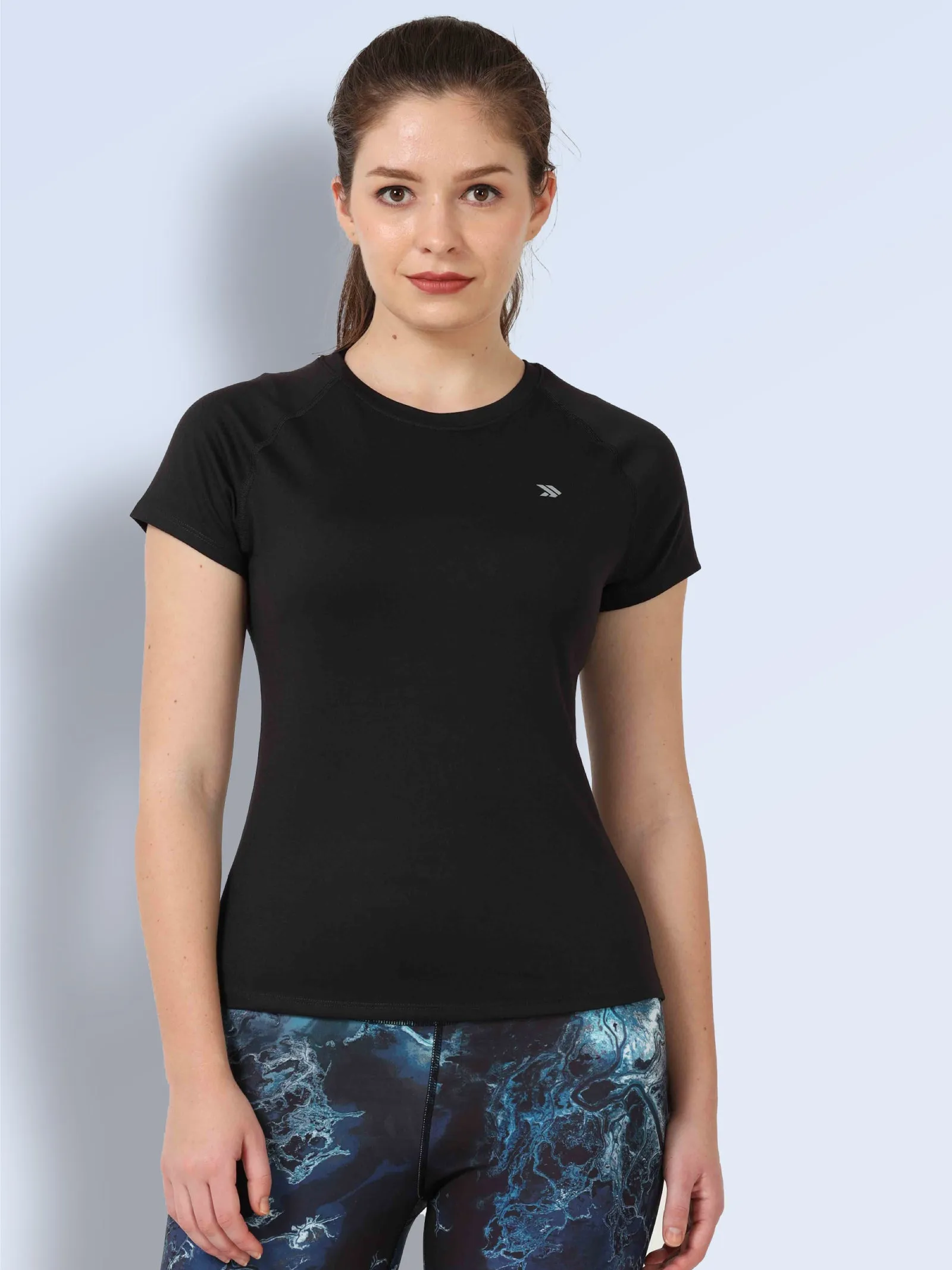 Women's Quick Dry Round Neck Gym T-Shirt