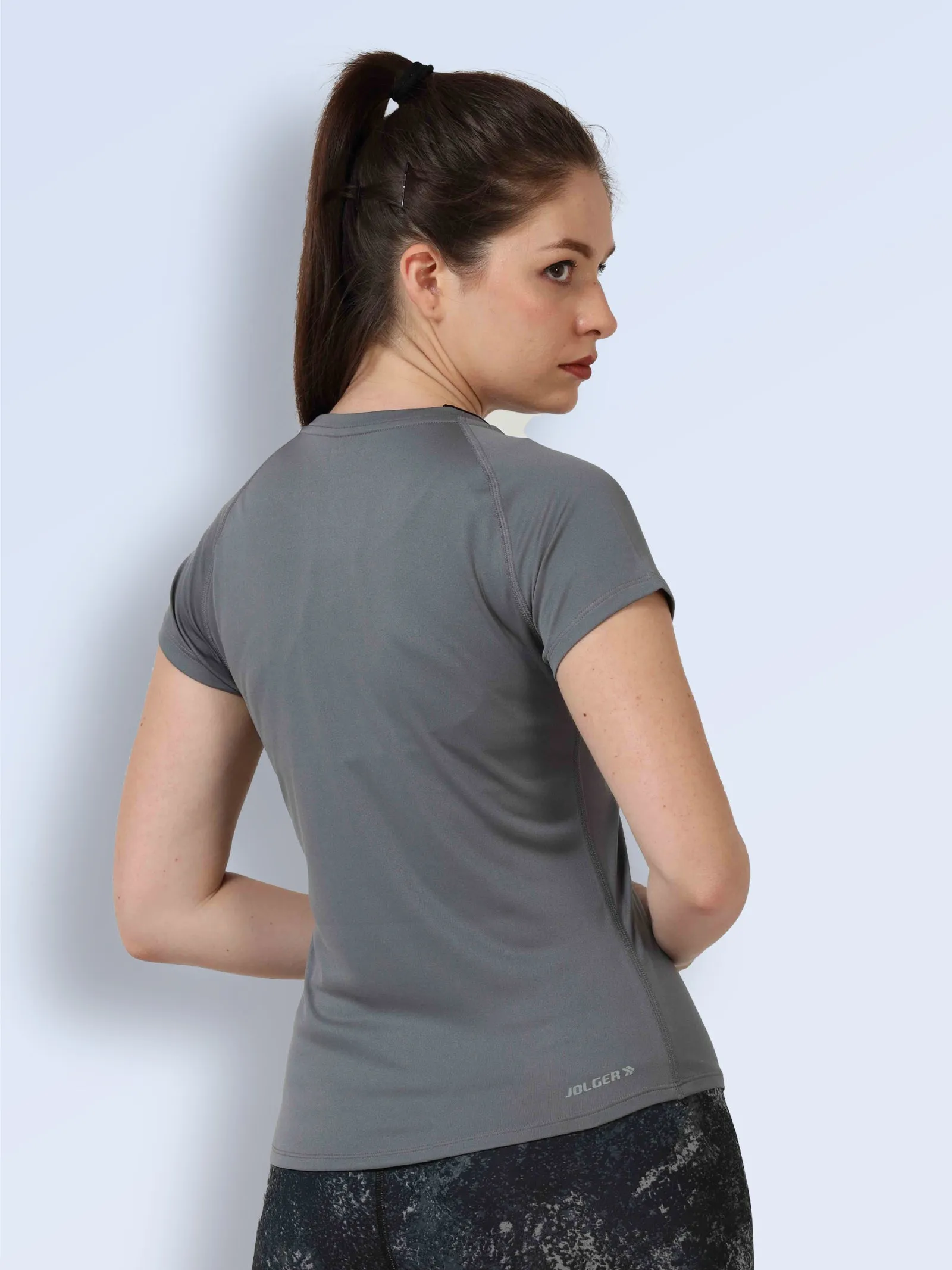 Women's Quick Dry Round Neck Gym T-Shirt