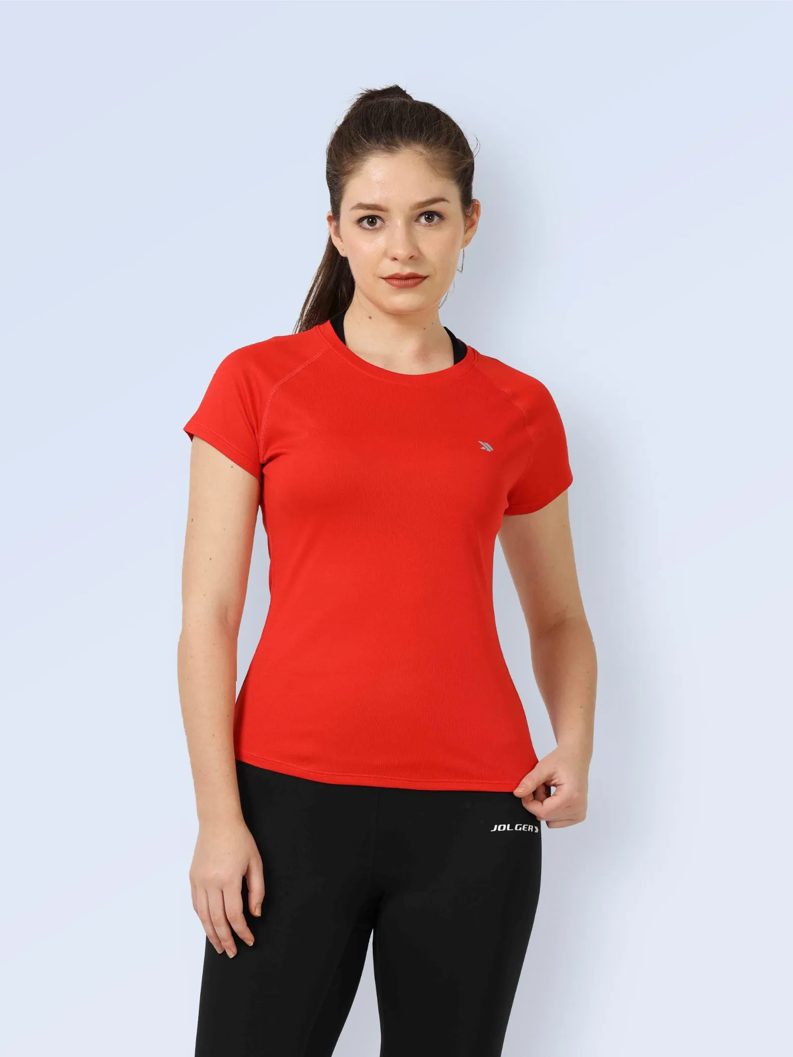 Women's Quick Dry Round Neck Gym T-Shirt