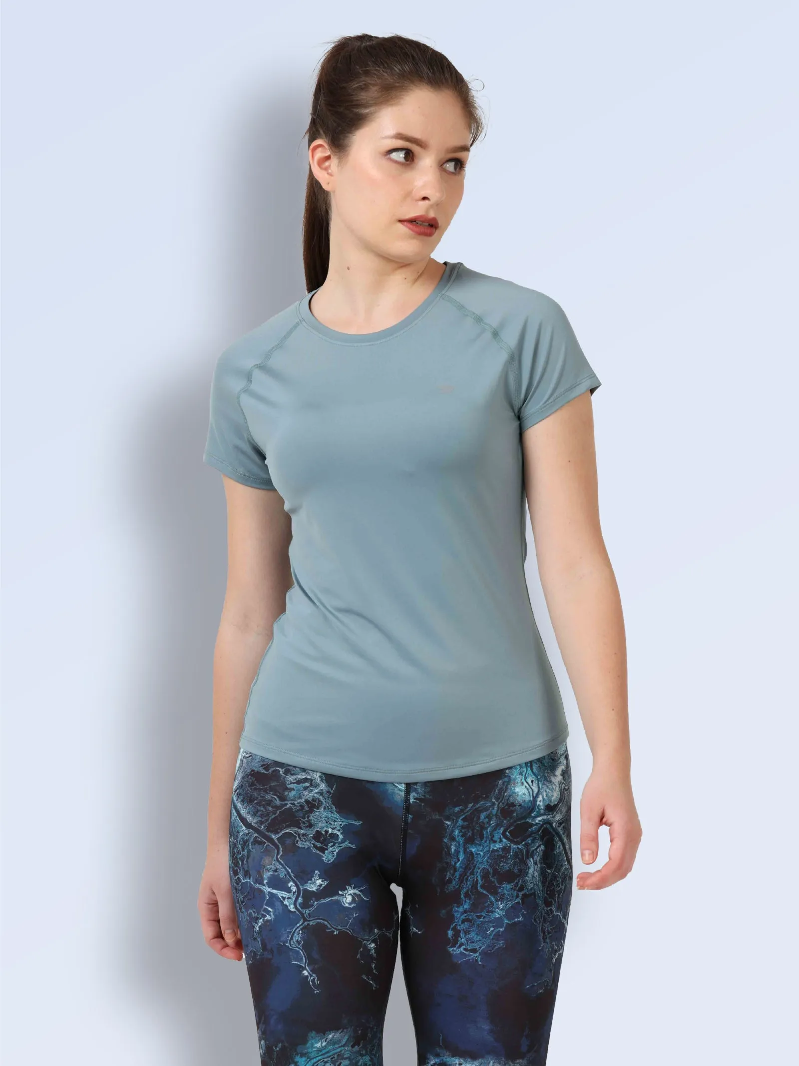 Women's Quick Dry Round Neck Gym T-Shirt