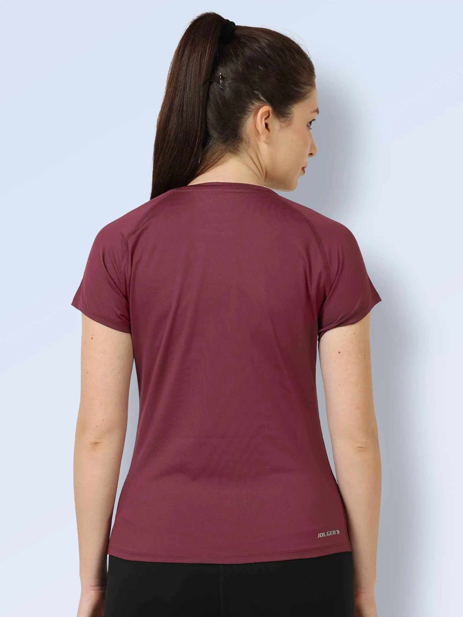 Women's Quick Dry Round Neck Gym T-Shirt